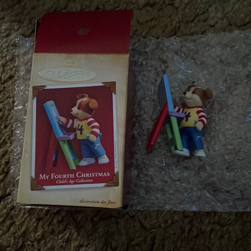 Hallmark 2004 My Fourth Christmas ornament. Memory card not enclosed